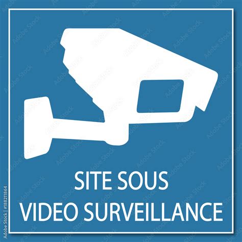 Logo Site Sous Vid O Surveillance Stock Vector Adobe Stock