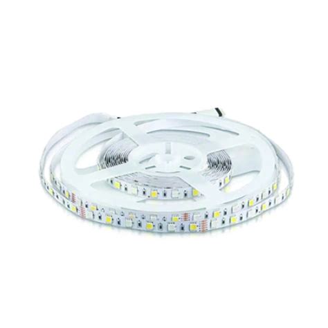 Banda Led Lungime 5m Lumina Rgb 3000k 12v Ip20 Alb Emag Ro