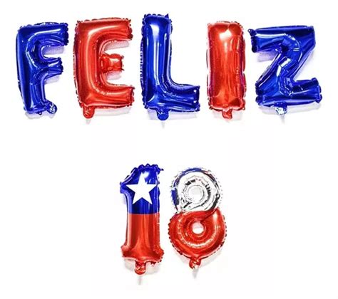 Set Globos Metalizados Decoracion Fiestas Patrias Feliz Decoracion