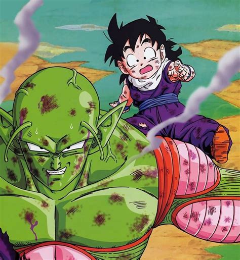 Piccolo Saves Gohan | Dragon ball wallpapers, Dragon ball z, Dragon ball