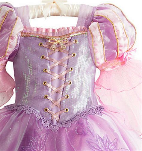 Fantasia Rapunzel Vestido Edi O Luxo Disney Original R