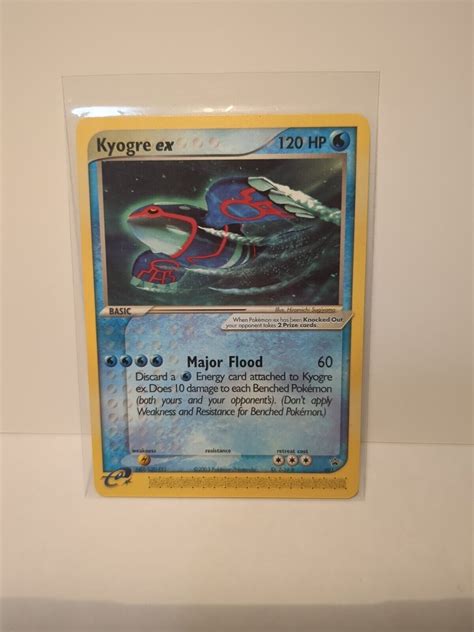 Pokémon TCG Kyogre EX Nintendo Black Star Promos 001 Regular Promo eBay