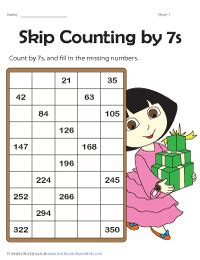 Skip Counting By S Worksheets