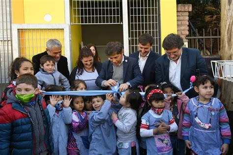 Avellaneda Kicillof inauguró los edificios de dos jardines de infantes