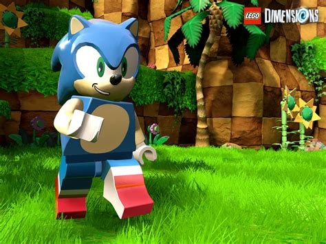 First In Game Look At Sonic In Lego Dimensions Level Pack Apparently