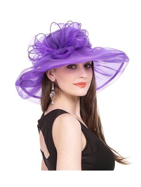 Womens Organza Church Kentucky Derby Fascinator Bridal Tea Party