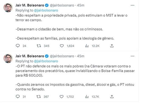 Bolsonaro atribui a reforma tributária ao PT Peço que votem contra