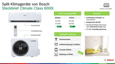 BOSCH Climate Class 6000i 35 E 3 5 KW FLAIRMAX