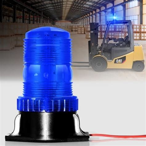 Amazon Etzone Led Forklift Lights Blue Emergency Beacon Strobes