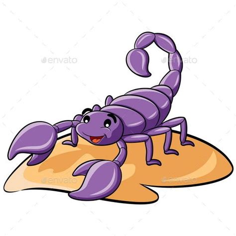 Scorpion Cartoon | Scorpio art, Cartoon character design, Animal drawings