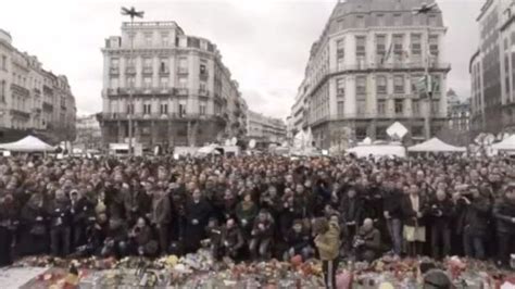 La minute de silence à la Bourse comme si vous y étiez RTBF Actus