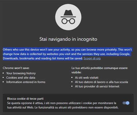 Chrome La Navigazione In Incognito Non Impedisce Il Tracciamento Degli