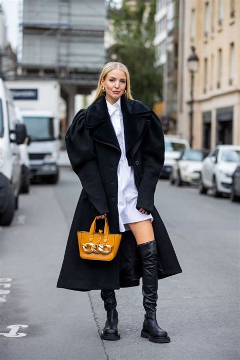 Here Are 11 Easy Ways To Wear White This Winter Coat Street Style