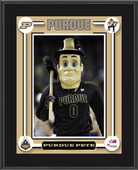 Purdue Boilermakers Purdue Pete Mascot Sublimated 10.5" x 13" Plaque