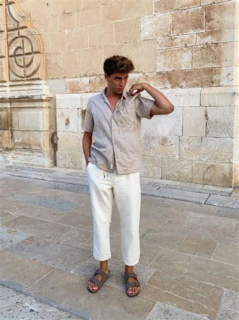 Pin By Tash Roberts On Italian Summer Chic Mens Summer Outfits