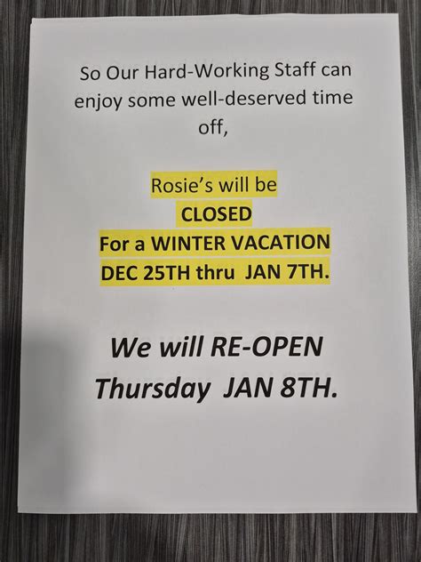 Rosie's Italian Bakery & Cafe' - If you haven't been to Rosie's lately