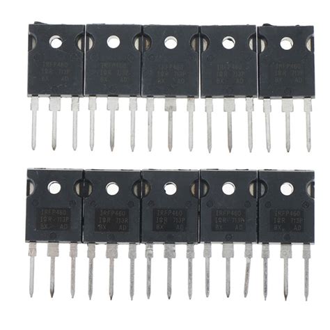 Sissi 10ชน IRFP460 20A 500V MOSFET พลงงาน N ชองทรานซสเตอร TO 247