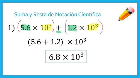 Notacion Cientifica Suma Y Resta YouTube