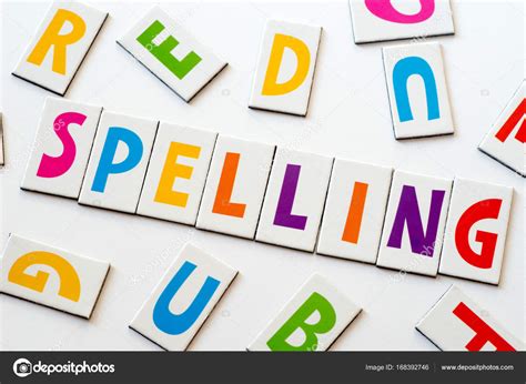 Word Spelling Made Of Colorful Letters Stock Photo By ©aga77ta 168392746