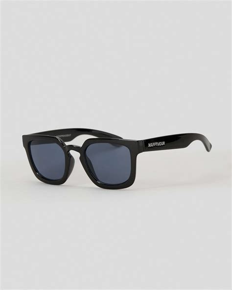 Shop Happy Hour Wolf Pups Sunglasses In Gloss Black Fast Shipping