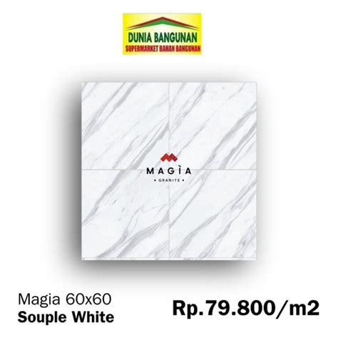 Jual Magia Souple White KW 2 60X60 Granit Lantai Kota Tangerang