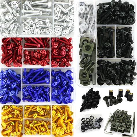 Full Fairing Bolts Kit Screws Nuts Clips Aluminum For Honda Cbr R