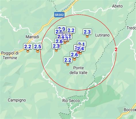 Terremoto Marradi E Palazzuolo Continua Lo Sciame Sismico Notte Fuori