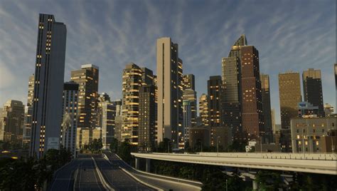 The city skyline looks good. Screensaver? : r/CitiesSkylines2