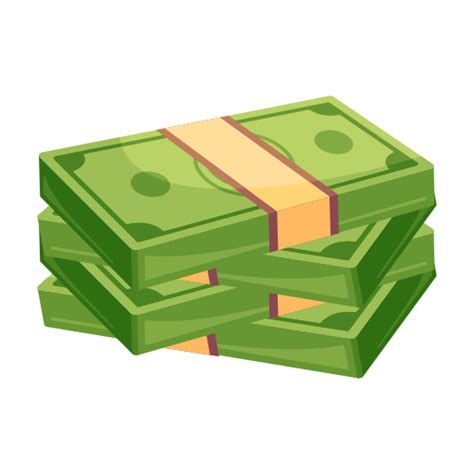 Money stack Generic color fill icon