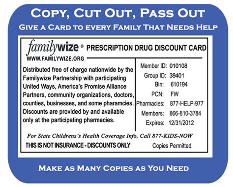 FamilyWize Prescription Discount Card | United Way of Muskingum, Perry ...