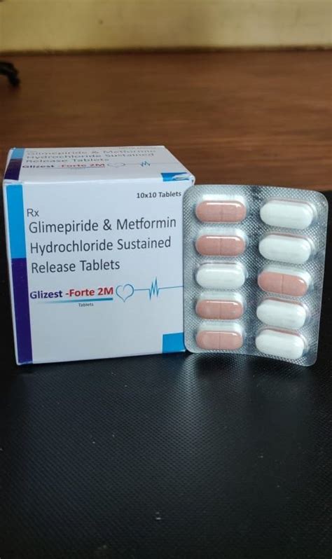 Glimepiride Metformin Hydrochloride Sustained Release Tablet At Best