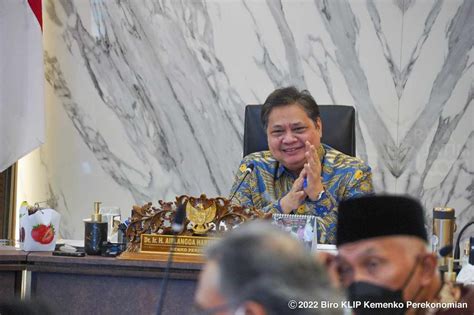 Airlangga Ekonomi Biru Jadi Penarik Sumber Pendanaan Baru