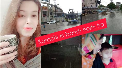 Hum Kahan Say A Rahy Thy Is Barish Main Sarko Ka Hal Karachi Ki Barish