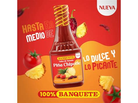 Comprar Salsa Tomate Banquete Piña Chipotle Botella 385g Walmart