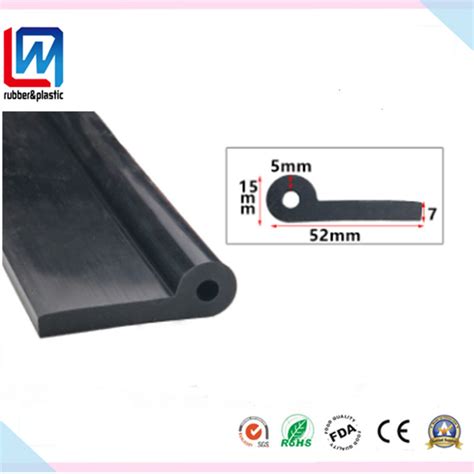 P Shape Customized Silicone Rubber Gasket Seal Strip For Oven Door