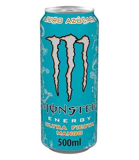 Monster Energy Bebida Energ Tica Ultra Fiesta Mango Ml Zero Az Car