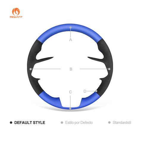 Diy Pu Leather Suede Car Steering Wheel Cover For Subaru Forester