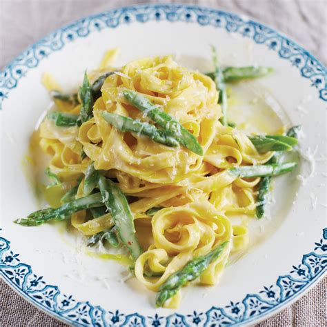 Tagliatelle With Asparagus And Parmesan Fonduta Recipe