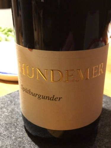 Hundemer Spatburgunder Vivino US