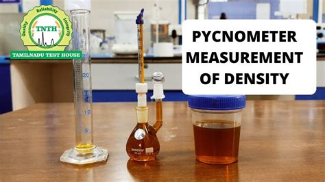 Determination Of Specific Gravity Using Pycnometer Density Pycnometer