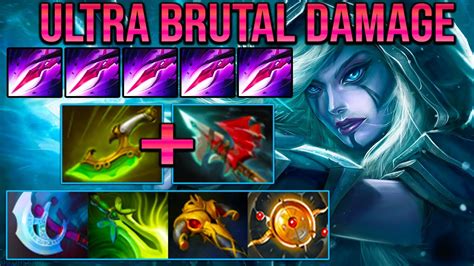 Drow Ranger Ultra Brutal Damage Savage Extremely Team Fight