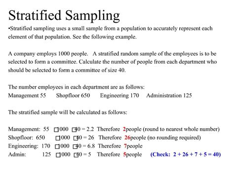 PPT - Stratified Sampling PowerPoint Presentation, free download - ID:524162