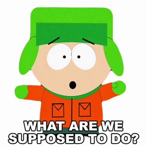 What Are We Supposed To Do Kyle Broflovski Sticker What Are We