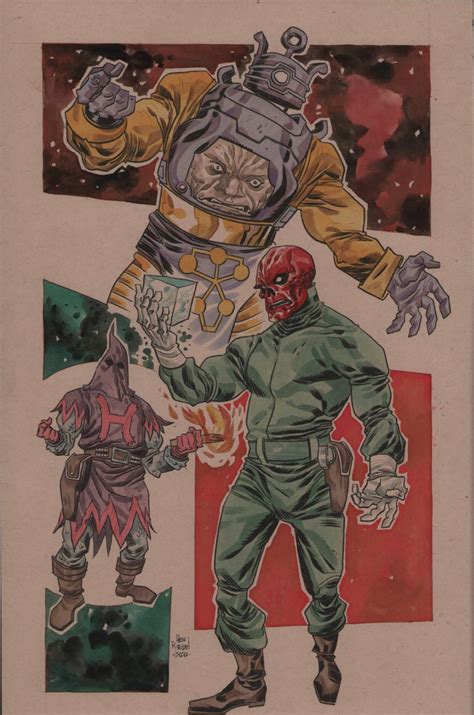 Comic Art For Sale From Anthony S Comicbook Art Red Skull Hate Monger