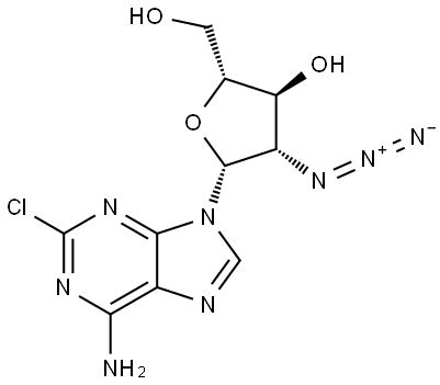 2 Chloro 9 2 azido 2 deoxy β D arabinofuranosyl purin 6 amine 111556