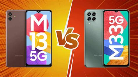 Samsung Galaxy M13 5g Vs Samsung Galaxy M33 5g Comparison Gizbot News