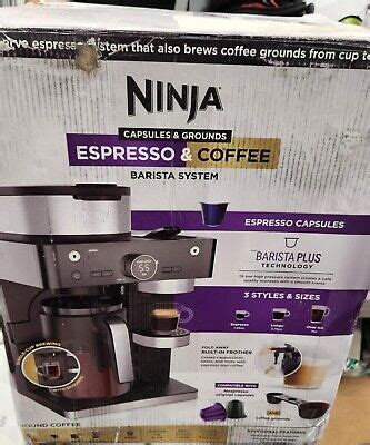 Ninja CFN602 Espresso Coffee Barista System With Ristretto Used