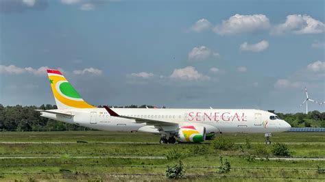 Air Senegal Airbus A V Aoa Landing At Weeze Airport Nrn