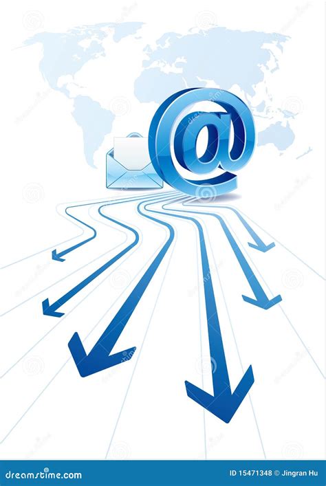 Email communication stock vector. Illustration of computer - 15471348