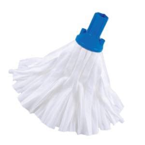 Exel Big White Socket Mop Blue Martin Services